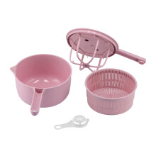 Salad Artist, recipientes aptos para lavavajillas para una fácil limpieza, juego completo de ensalada con olla para remover y tapa para la cocina