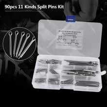 Complete 90pcs Split Cotter Pins Kit 11 Sizes M1.5-M6 Durable Steel Australia