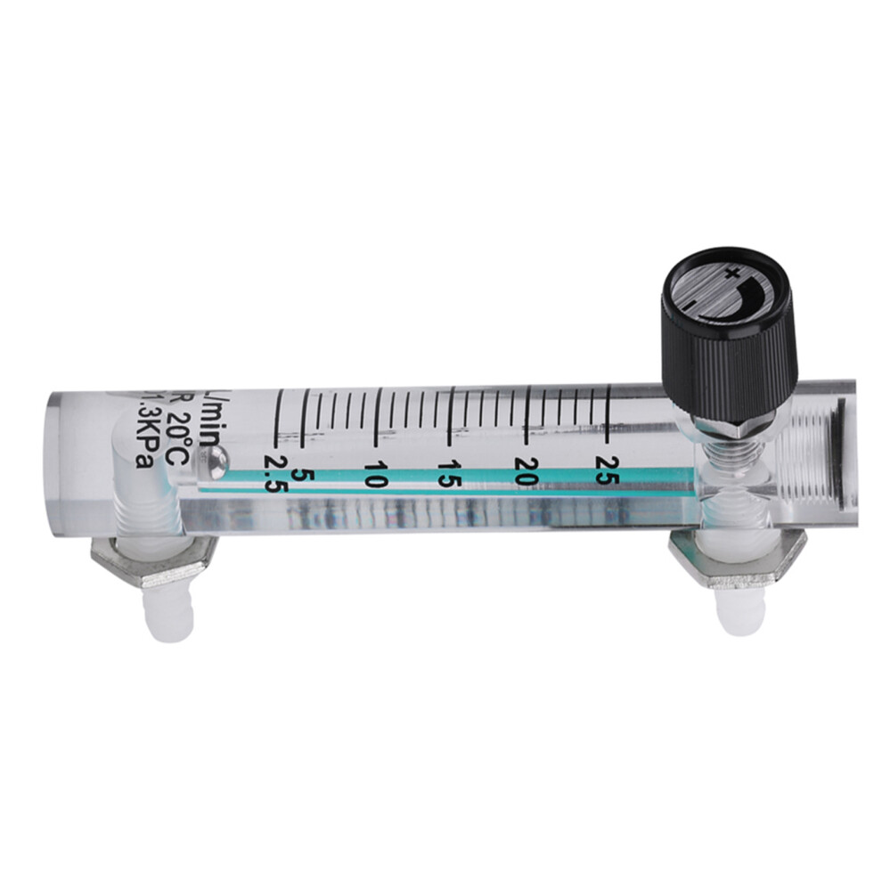 Lzq-5 Gas Flowmeter 2.5-25Lpm For Oxygen Air & More - 0.6Mpa Max 8761362944938