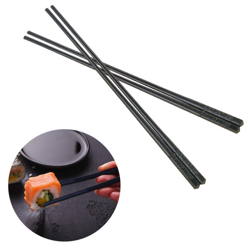 Επαναχρησιμοποιούμενα Chopsticks με αντιολισθητικό σχεδιασμό, 10 ζευγάρια κομψό 1