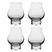 Genuine Glencairn Mixer Whisky Glass with Sturdy Base, Pewter Band Accent for Classic Appeal, Dishwasher Safe Construction with Smooth Walls, Lead Fre