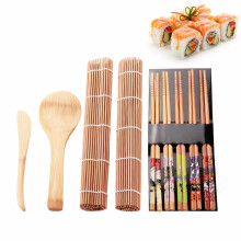 Homemade Sushi Roller: Natural Wood Sushi Mat Offers An Unmatched Sushi-Making Experience, Bamboo Sushi Rolling Mat Ensures Consistency In Every Roll