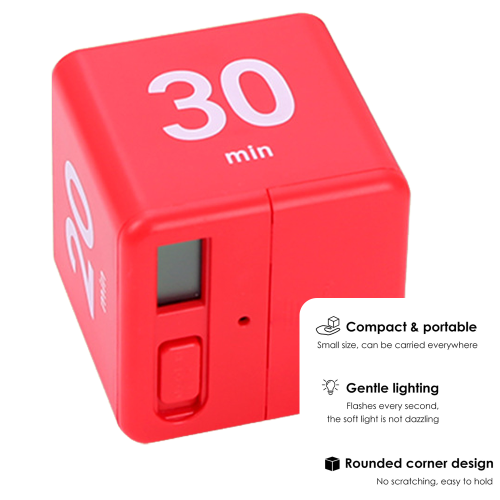 Efficient Time Manager, Gravity Flip Preset Timer With Adjustable Volume For Home Office, Kids Learning And Cooking Activities 2