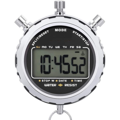 Handheld LCD Display Timer, 1/100th Second Accuracy for Professional Performance - Master Your Sport with Precision
