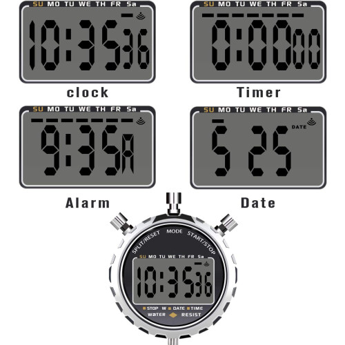 Handheld LCD Display Timer, 1/100th Second Accuracy for Professional Performance - Master Your Sport with Precision 2
