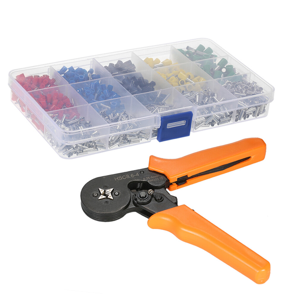 Self Adjustable Crimper Set 0.25-6.0Mmâ² With 1640Pcs Insulated Terminals 4601362948311