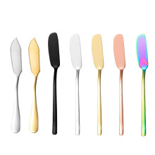 Ustensiles de pâtisserie polis miroir, ustensiles de cuisine en acier inoxydable pour desserts occidentaux, avec lame lisse et poignée confortable,