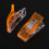 20pcs Orange Plastic Needlework Clips, 2.7x1cm, Multipurpose Tool 3