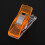 20pcs Orange Plastic Needlework Clips, 2.7x1cm, Multipurpose Tool 4