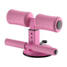 Dual Pole Situp Assistant Device Steel Poles NonSlip Suction Cups Home Fitness Gear Abdominal Curl PushUp Support