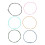 6Pc Colorful Alloy Nylon Strings for Crisp Classical Guitar Tone 13