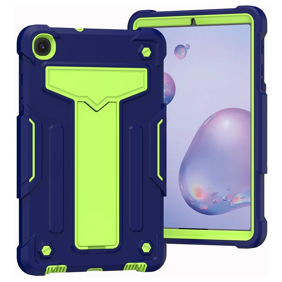 Rugged Case For Samsung Galaxy Tab A 8.4Â - Heavy-Duty Shockproof Cover With Built-In Kickstand For Full Body Drop Protection Green 5906792660628