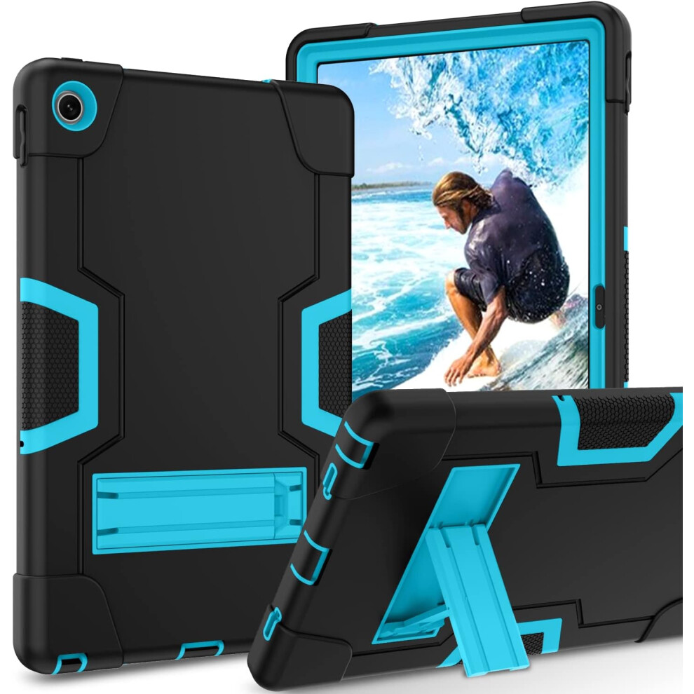 Heavy-Duty Case For Galaxy Tab A8 - Rugged Shockproof Cover With Built-In Kickstand For Samsung Tab A8 10.5" In Black 5906792660666