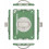 Funda para iPad 9/8/7 10.2” Blindada con Soporte Giratorio Verde 1