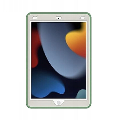 Funda para iPad 9/8/7 10.2” Blindada con Soporte Giratorio Verde 1