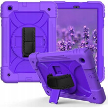 Funda para Samsung Galaxy Tab A 10.1" con correa de hombro Morado