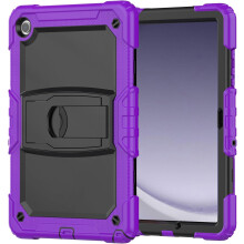 Funda para iPad 9.7” con soporte y correa para el hombro Morado