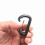5 Pack Plastic D Ring Carabiners Keychains Spring Hooks for Camping Hiking 4