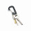 5 Pack Plastic D Ring Carabiners Keychains Spring Hooks for Camping Hiking 11