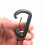 5 Pack Plastic D Ring Carabiners Keychains Spring Hooks for Camping Hiking 9