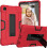 Funda para Samsung Galaxy Tab A 8.4” blindada con soporte roja 1