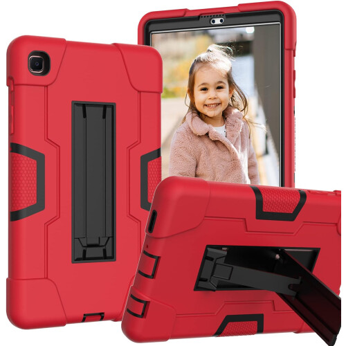 Funda para Samsung Galaxy Tab A 8.4” blindada con soporte roja