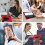 Funda para Samsung Galaxy Tab A 8.4” blindada con soporte roja 3