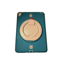 Étui pour iPad 9.7" Antichoc avec Support Rotatif Bleu