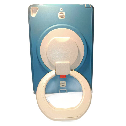 Étui pour iPad 9.7" Antichoc avec Support Rotatif Bleu 2