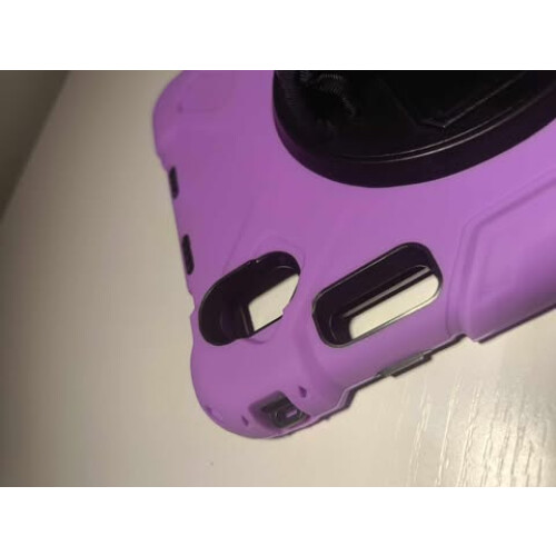 Étui pour iPad Mini 6 avec Support Rotatif et Emplacement pour Stylet Violet 2