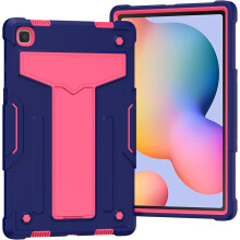 Funda acorazada para Huawei MatePad T8 con soporte Rosa