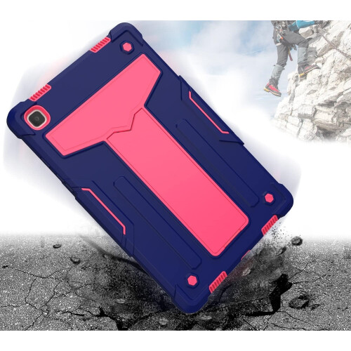 Funda acorazada para Huawei MatePad T8 con soporte Rosa 2