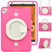 Funda para iPad Mini 4/5 de 7,9" con soporte y correa para el hombro Rosa