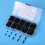 Durable M3 Black Alloy Steel Hex Socket Flat Head Screws 720pcs 13