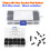 Durable M3 Black Alloy Steel Hex Socket Flat Head Screws 720pcs 9