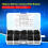 Durable M3 Black Alloy Steel Hex Socket Flat Head Screws 720pcs 5