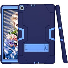 Funda para iPad Pro 12.9” con soporte y espacio para el lápiz azul