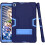 Funda para iPad Pro 12.9” con soporte y espacio para el lápiz azul 1