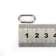 100PCS Stainless Steel Oval Split Rings 10x19mm for Fishing Tackle