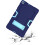 Funda para iPad Pro 12.9” con soporte y espacio para el lápiz azul 4