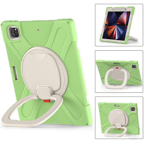 Funda para iPad Pro 12,9" con soporte y espacio para el lápiz Verde 1