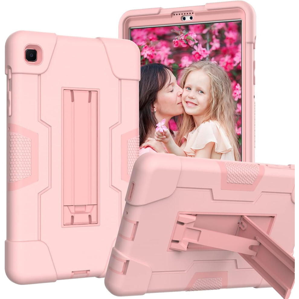 Rugged Case For Samsung Tab A 8.4 - Heavy Duty Shockproof Cover With Kickstand For Kids, Pink 5906792675042