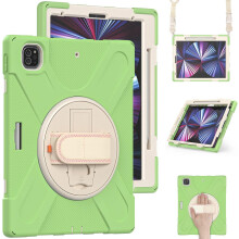 Funda para iPad Mini 6 de 8.3" con soporte y correa para el hombro Verde