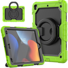 Funda para Samsung Galaxy Tab A7 Armada con soporte giratorio verde