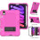 Funda para iPad Mini 6 8,3" con soporte y espacio para el lápiz rosa 4