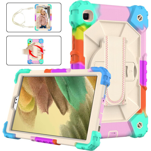 Funda para Samsung Galaxy Tab A 8.0" con Correa de Hombro Colorida 2