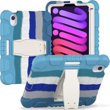 Funda para iPad Mini 6 8.3" con soporte y espacio para el lápiz Azul