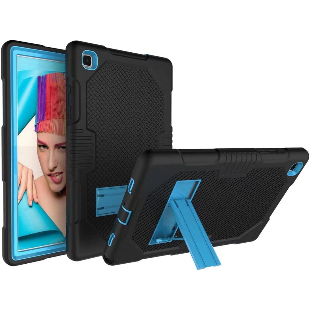Heavy-Duty Case For Samsung Tab A7 - Rugged Shockproof Cover With Built-In Kickstand For The 10.4-Inch Tablet In Black 5906792675622