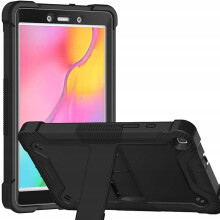 Etui do Samsung Galaxy Tab A 8.0 z Podstawką i Paskiem na Ramię Czarne