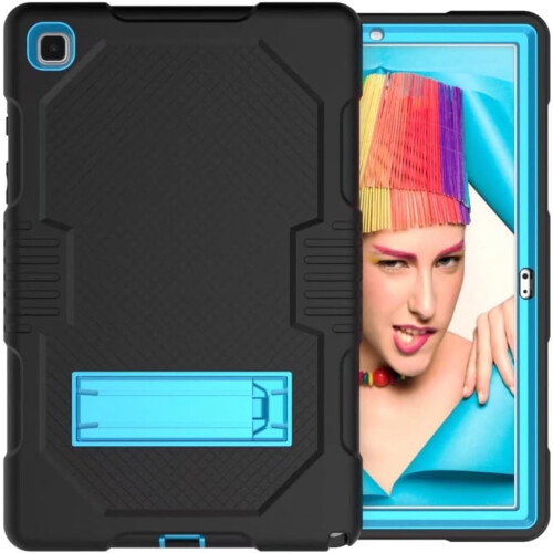 Funda para Samsung Galaxy Tab A7 10,4" Blindada con Soporte Negra 2